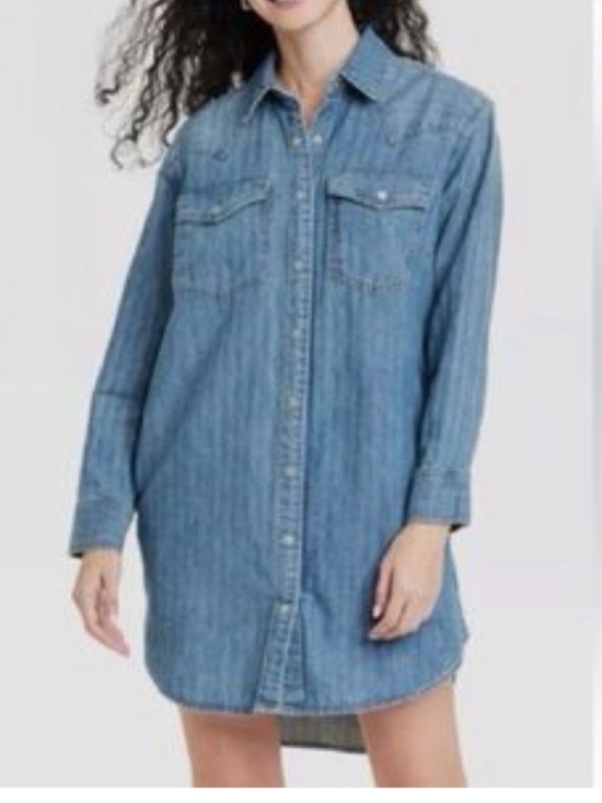Universal Thread Dresses & Skirts - Universal Thread Western Long Sleeve Soft Shirt Dress Size XS | NWT